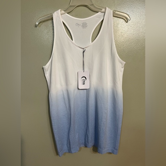 ZYIA Active Sky Ombré Seamless Tank Women’s XL NWT - Picture 1 of 6